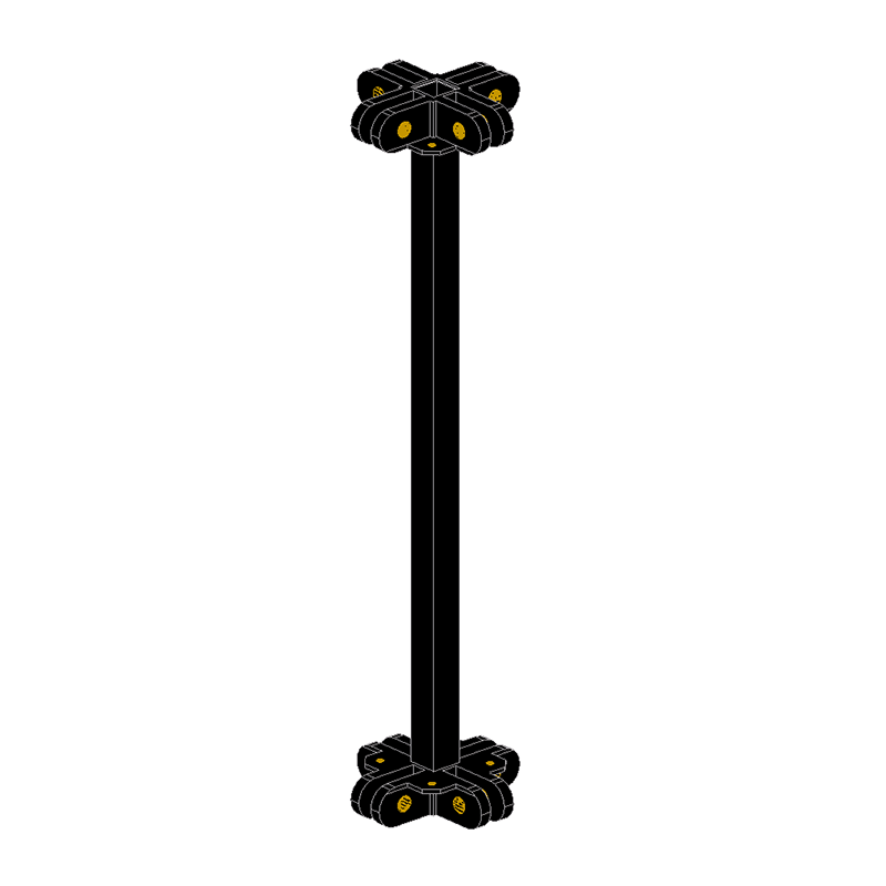 Tetrahedral Connection Shaft