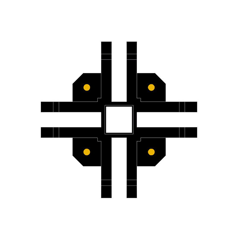 Tetrahedral Connection Shaft